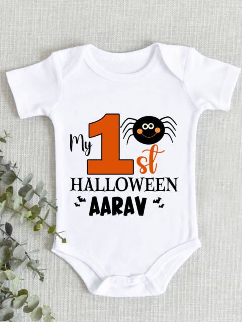 Halloween Personalized Baby Onesie