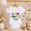 Custom My First Independence Day Baby Onesie, Romper Bodysuit