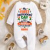 Custom First Independence Day Baby Jumpsuit Outfit