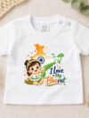 Buy I Love My Bharat Kids Printed T-Shirt Online For Baby Girl