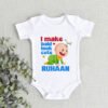 I Make Bald Look Cute Onesie, Mundan Ceremony Baby Jumpsuit