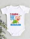 I Make Bald Look Cute Onesie, Mundan Ceremony Baby Jumpsuit