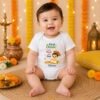 Custom 1st Onam' Baby Outfit Festive Romper