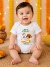 Custom 1st Onam' Baby Outfit Festive Romper