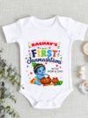 First Janmashtami with Mom & Dad Baby Onesie, Romper