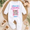 Ghar Ki Laxmi Personalized Baby Photo Jumpsuit, Cotton Full Sleeve Navratri Outfit