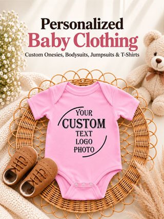 Personalized Baby Clothing – Custom Onesies, Bodysuits & Jumpsuits