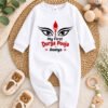 Personalized First Durga Puja Jumpsuit with Name, Baby Boy Girl Navratri Outfit