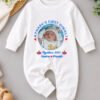 Custom Name & Photo first Diwali Together Baby Jumpsuit Outfit