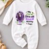Personalized First Diwali Baby Jumpsuit with Custom Name and Photo