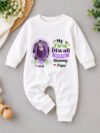 Personalized First Diwali Baby Jumpsuit with Custom Name and Photo