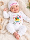 My First Diwali Jumpsuit With Cap Set, Diwali Baby Outfit