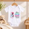 First Diwali Baby Bodysuit with Photo, Personalized Name Outfit