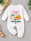 Personalized My First Diwali Baby Jumpsuit in 100% Cotton with Custom Name